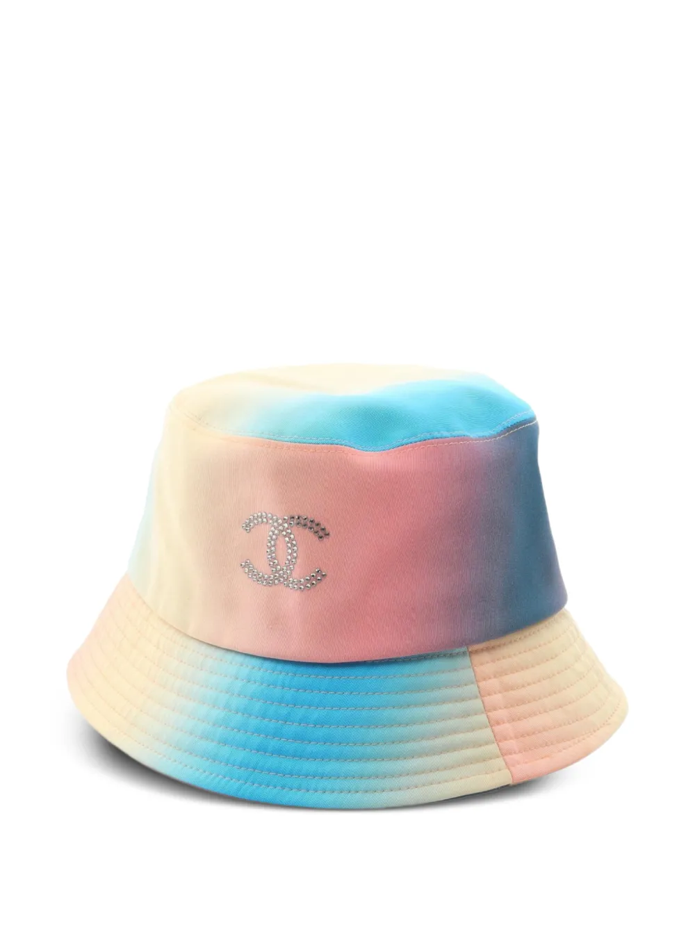 CHANEL Pre-Owned 1986-1988 CC mark bucket hat - Blu