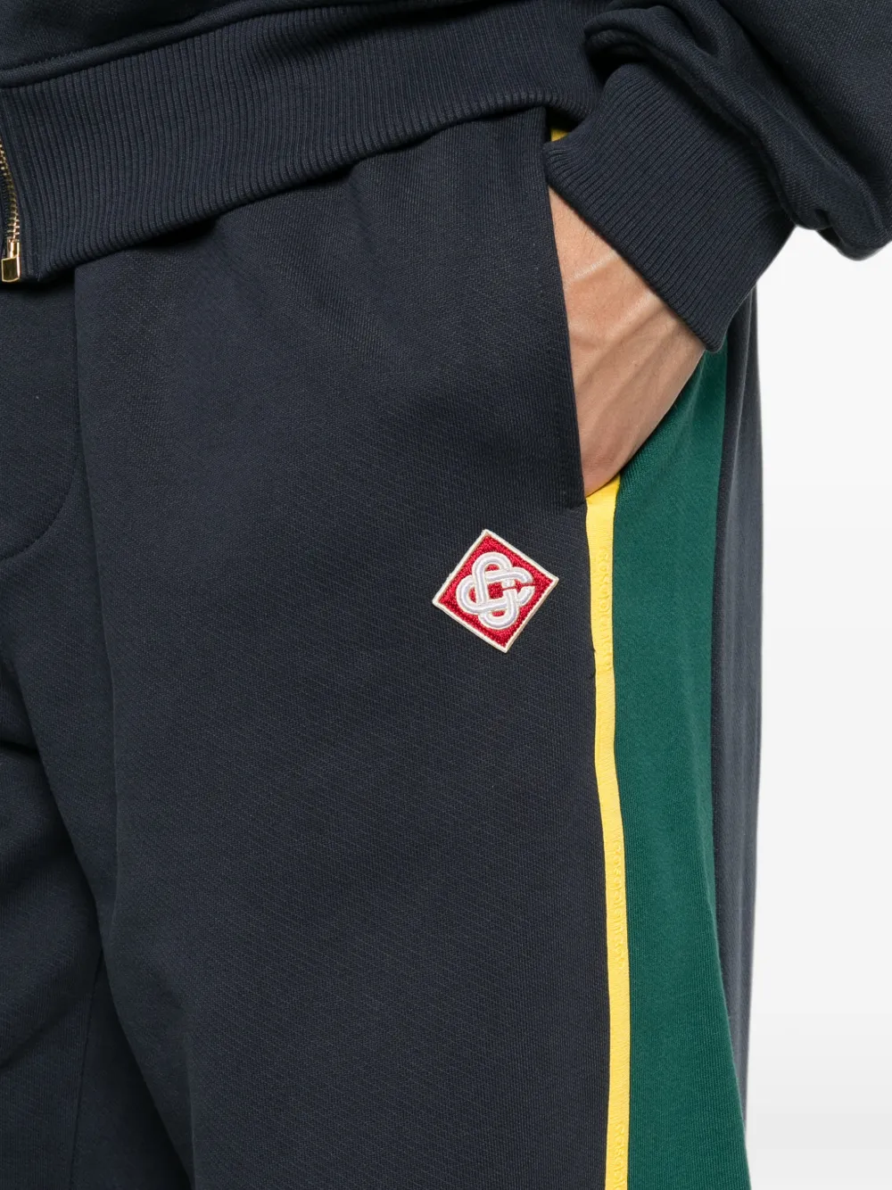 Casablanca Trainingsbroek met vlakken Blauw