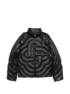 Balenciaga ロゴ パデッドジャケット | ブラック | FARFETCH JP