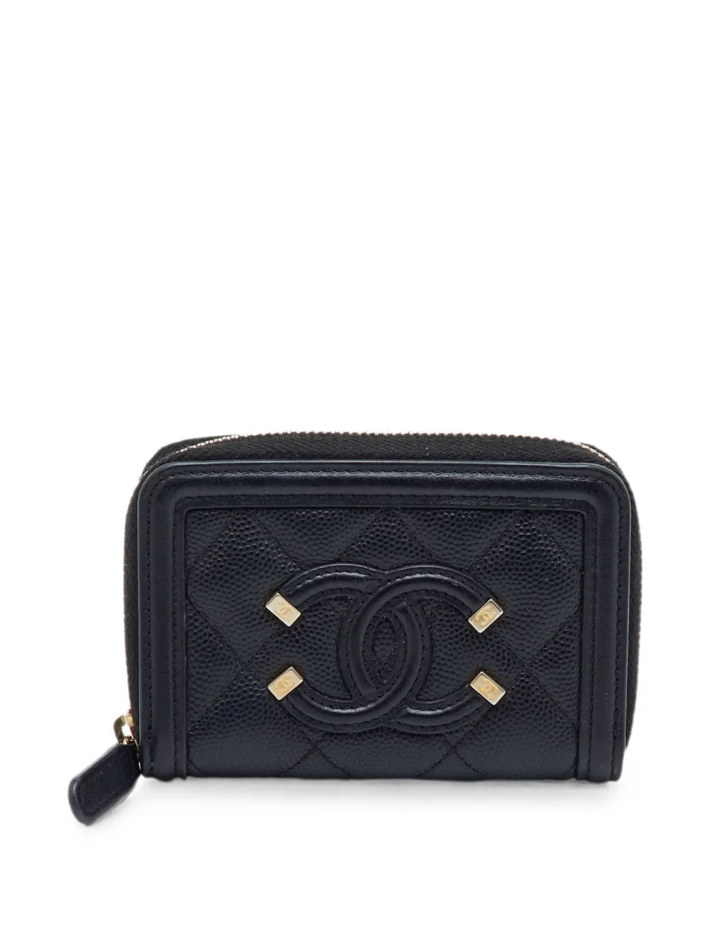 CHANEL Pre-Owned Boy quilted coin purse - Nero