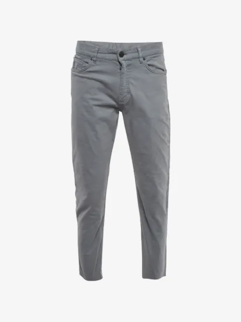 Zegna cotton slim-fit gabardine trousers