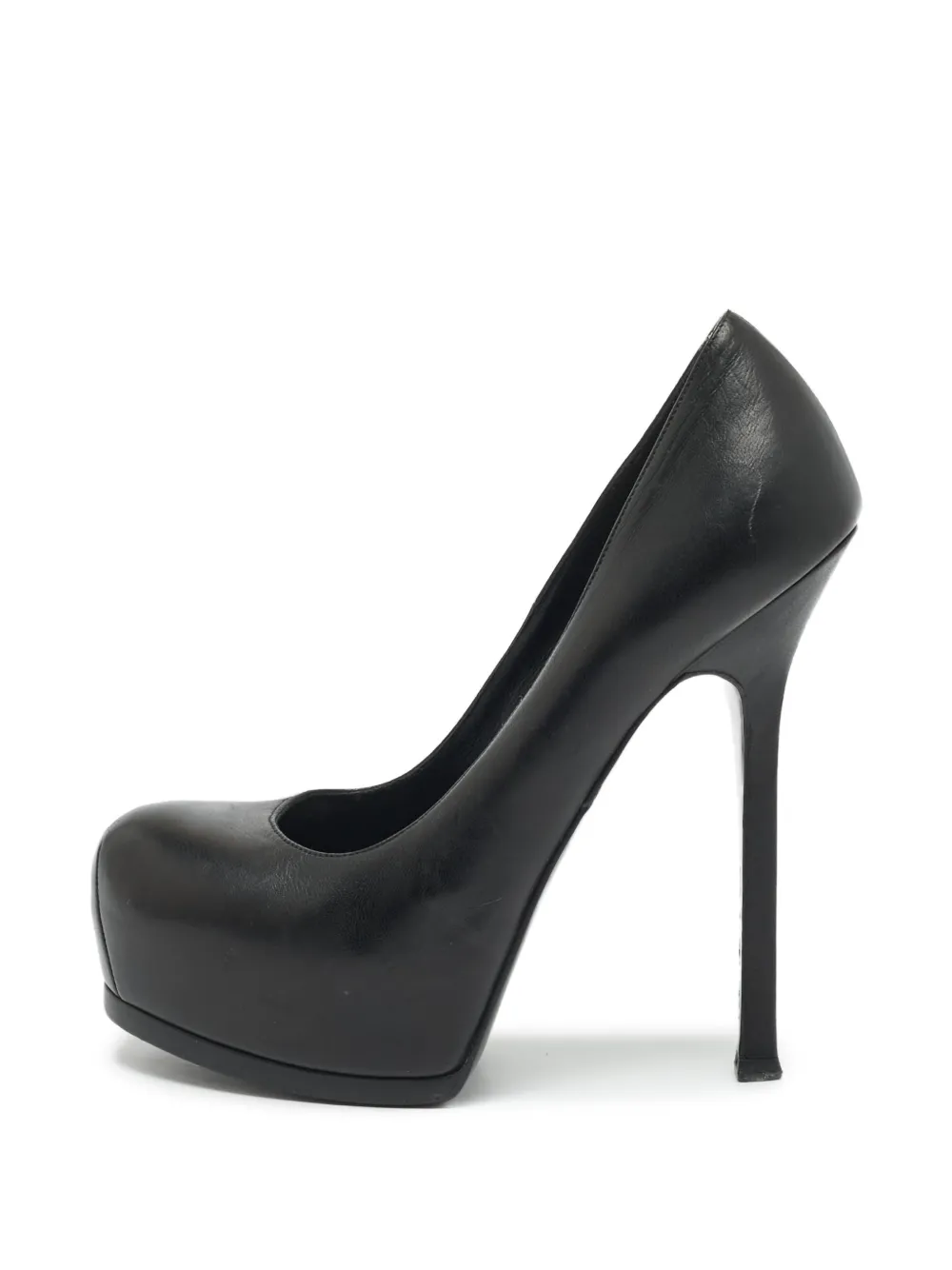 Saint Laurent Pre-Owned Tribtoo platform pumps - Schwarz