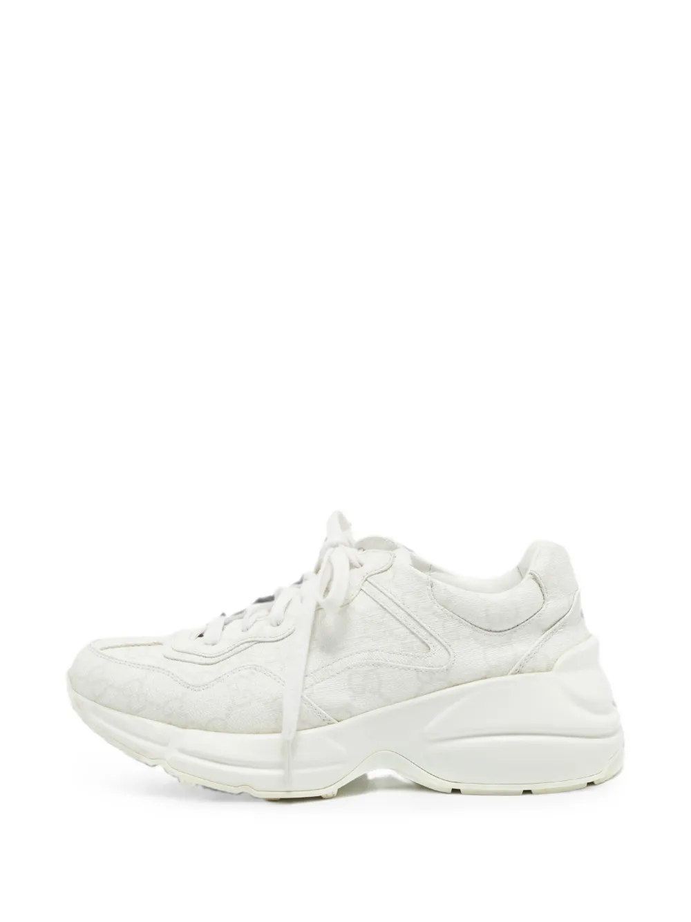 Gucci Pre-Owned Rhyton GG sneakers - Weiß