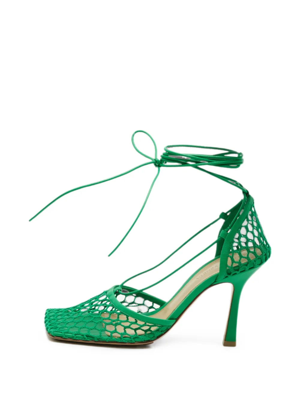 Bottega Veneta Pre-Owned Stretch mesh sandals - Grün