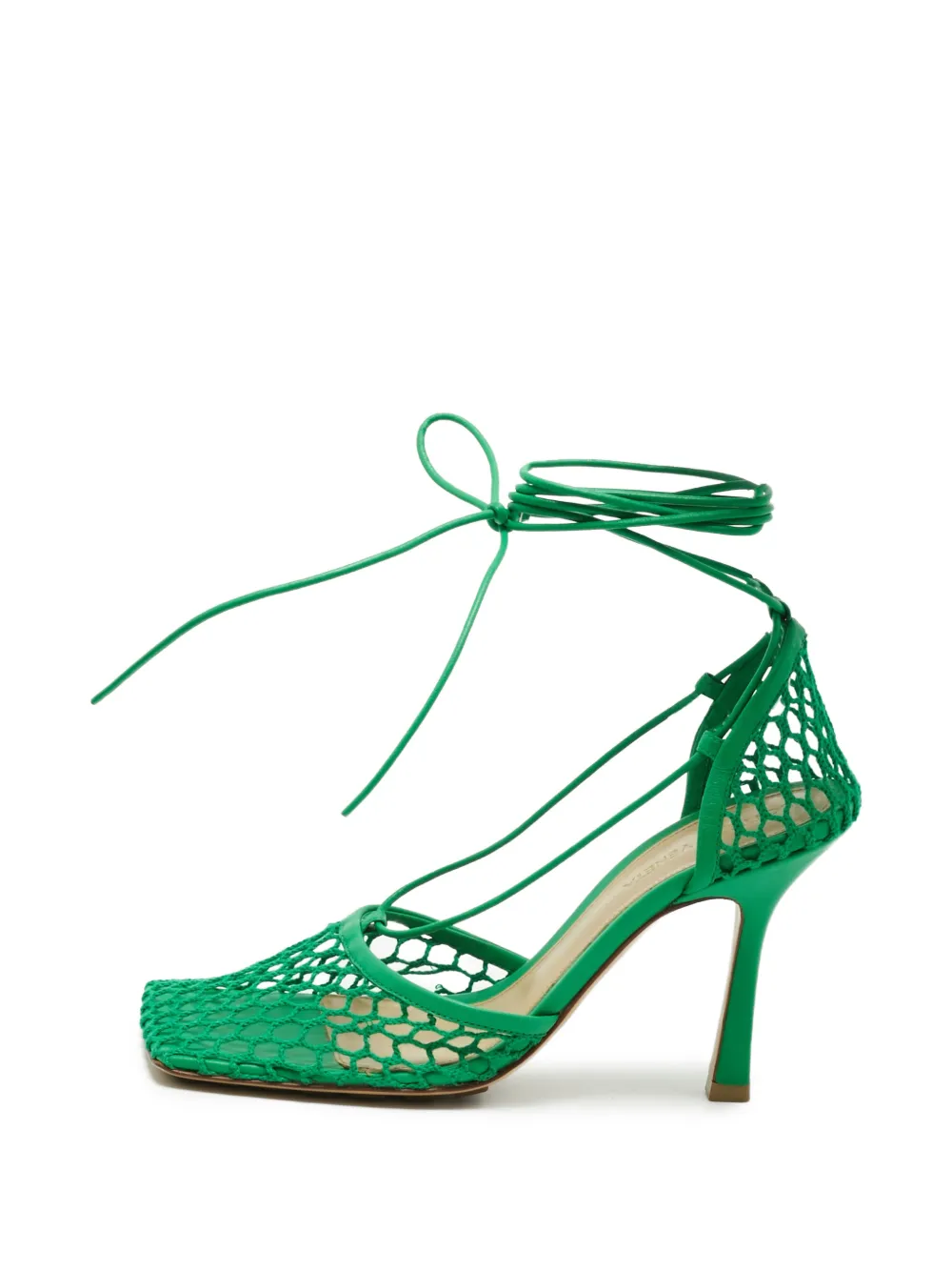 Bottega Veneta Pre-Owned Stretch mesh sandals - Verde
