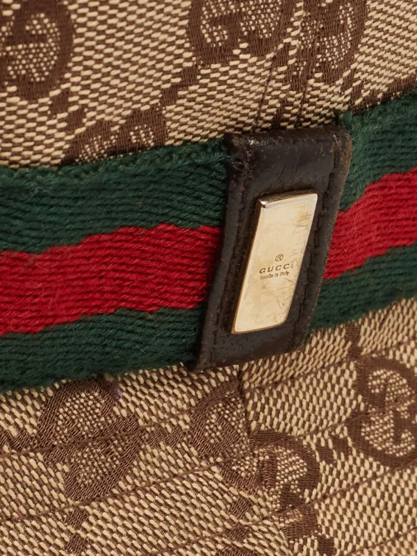 Gucci Pre-Owned GG モノグラム バケットハット | ニュートラル