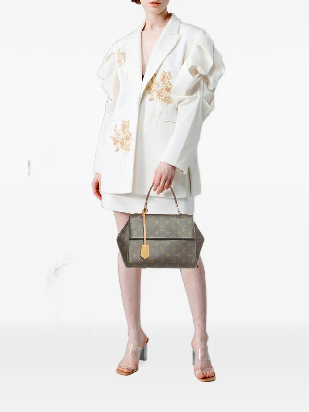 Louis Vuitton Pre-Owned Cluny BB Monogram canvas tote bag - Marrone