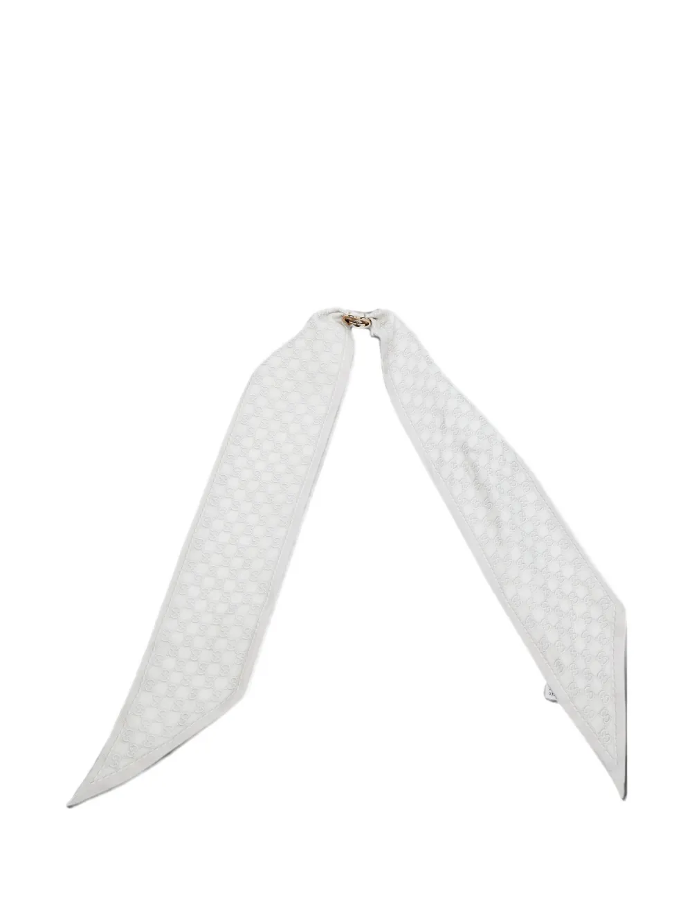 Gucci Pre-Owned silk scarf - Bianco