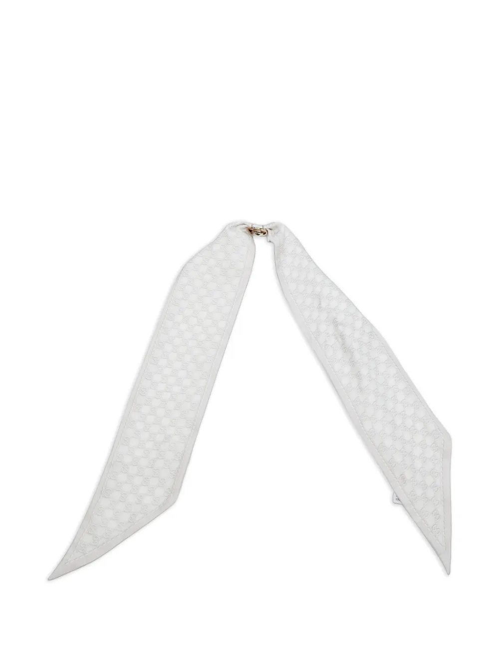 Gucci Pre-Owned silk scarf - Bianco