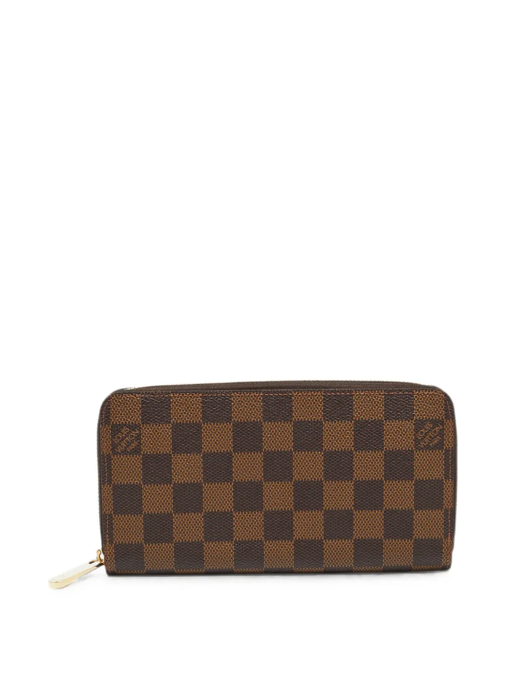 Louis Vuitton Pre-Owned 2014 Zippy Damier Ebene wallet - Braun