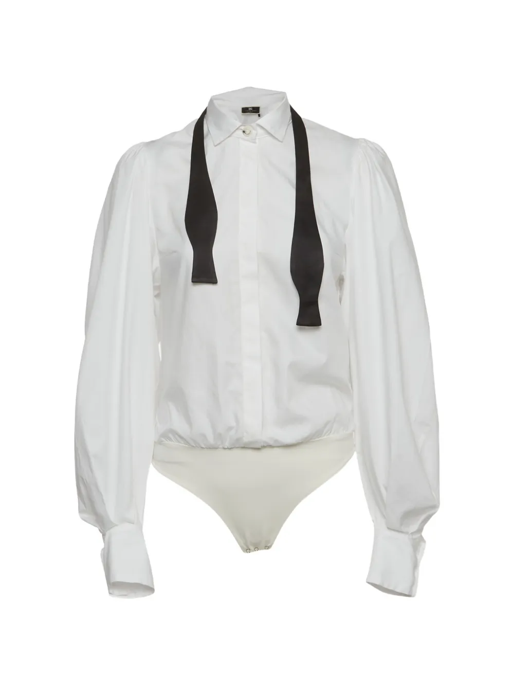 Elisabetta Franchi puff-sleeve shirt bodysuit - Bianco
