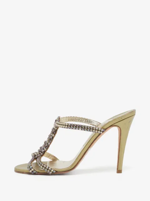 Gina crystal-embellished sandals