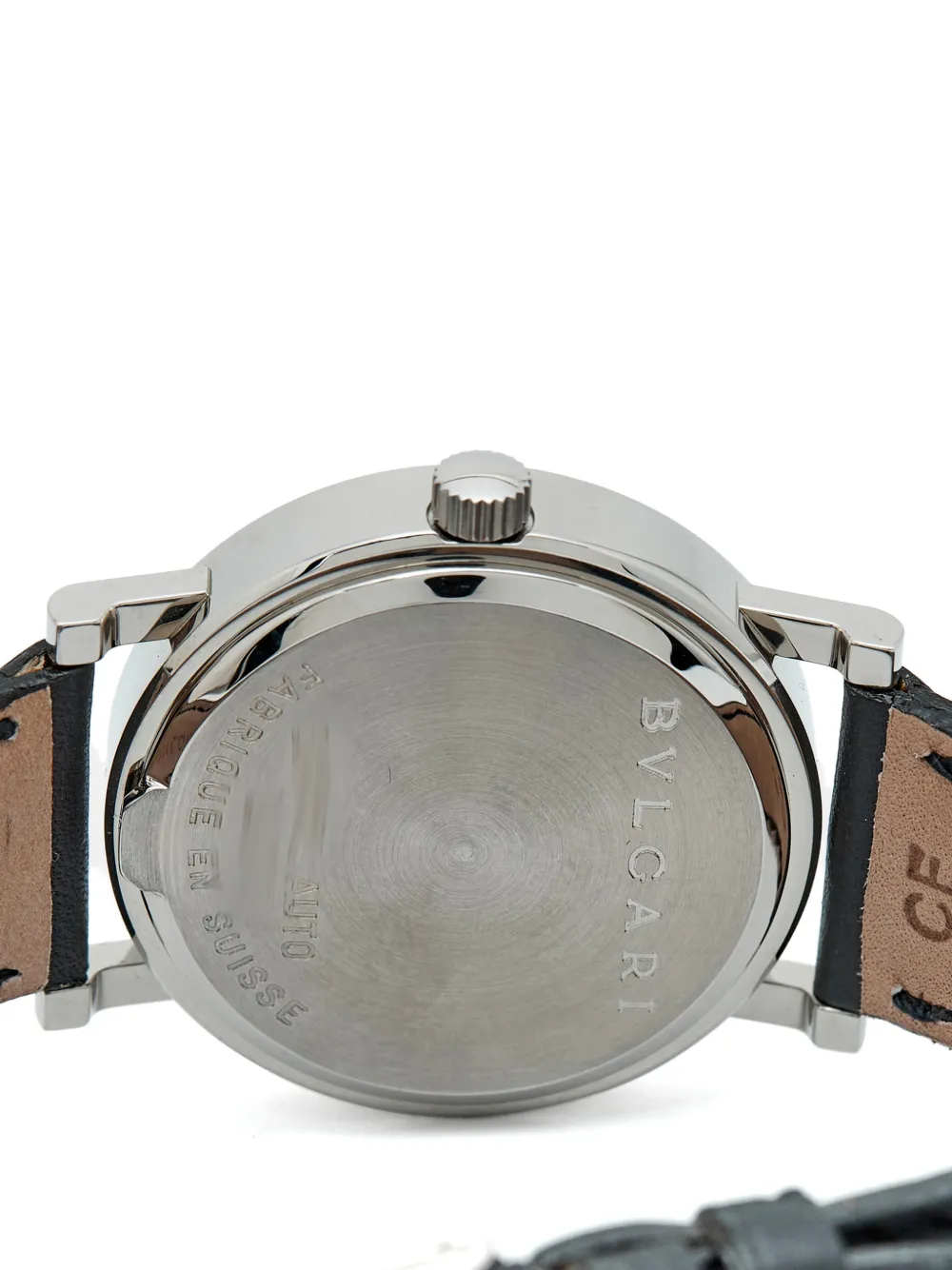Bvlgari Pre-owned BB SL Auto 33mm Watch in White, view 5