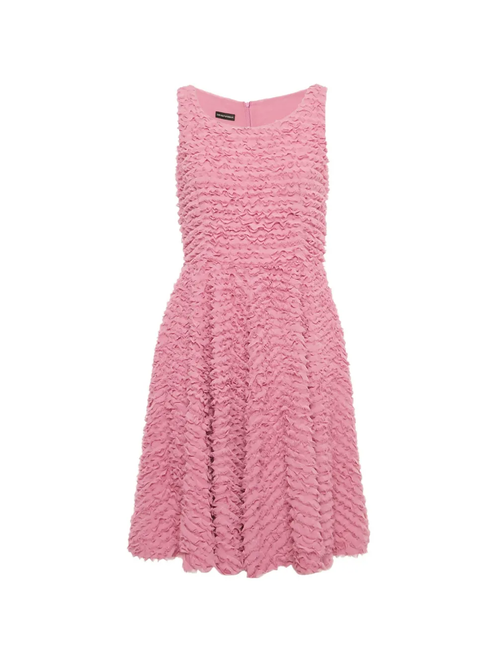 Emporio Armani Pre-Owned pleated chiffon dress - Rosa