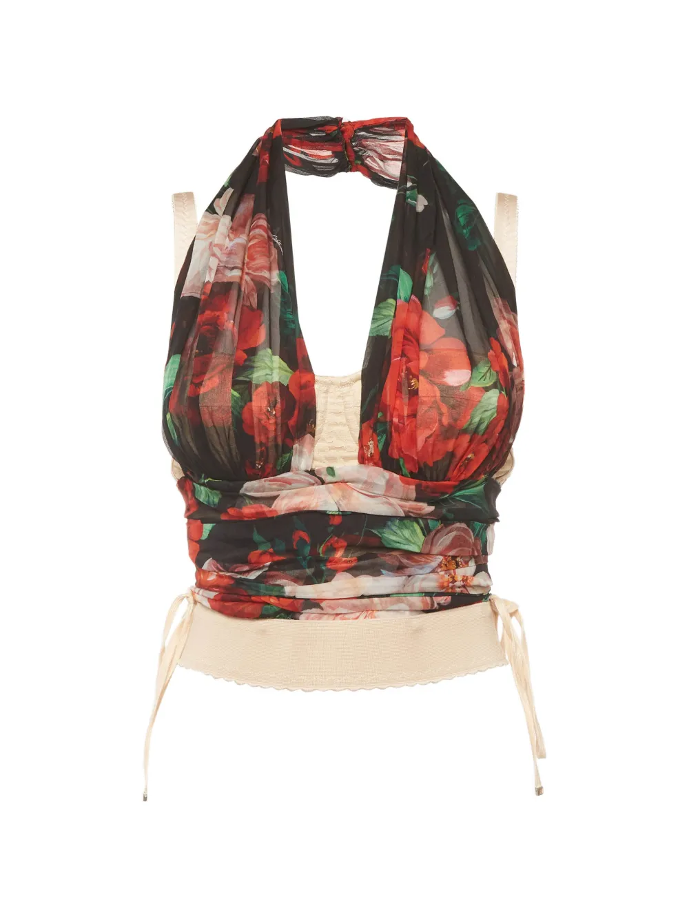 Dolce & Gabbana Pre-Owned floral-print blouse - Toni neutri