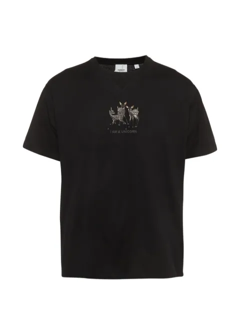 Burberry Pre-Owned playera oversize bordada