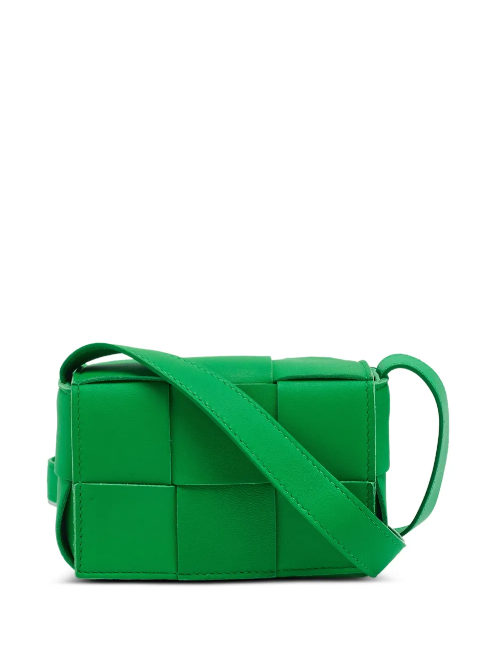 Bottega Veneta Pre-Owned Candy Cassette Intrecciato crossbody bag - Verde
