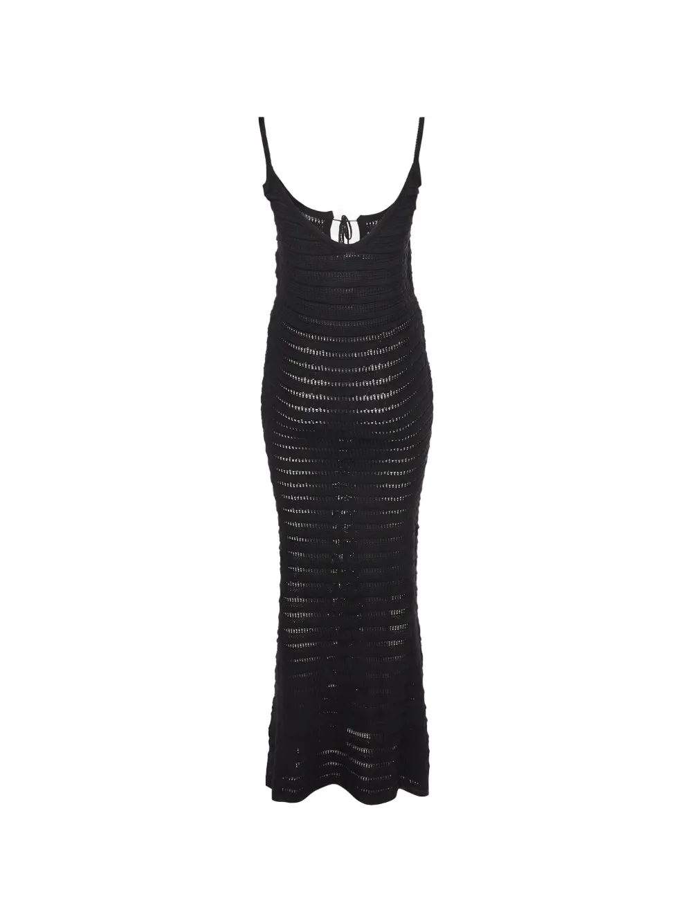 424 robe longue Serena en crochet à ornements - Noir 424 robe longue Serena en crochet à ornements - Noir