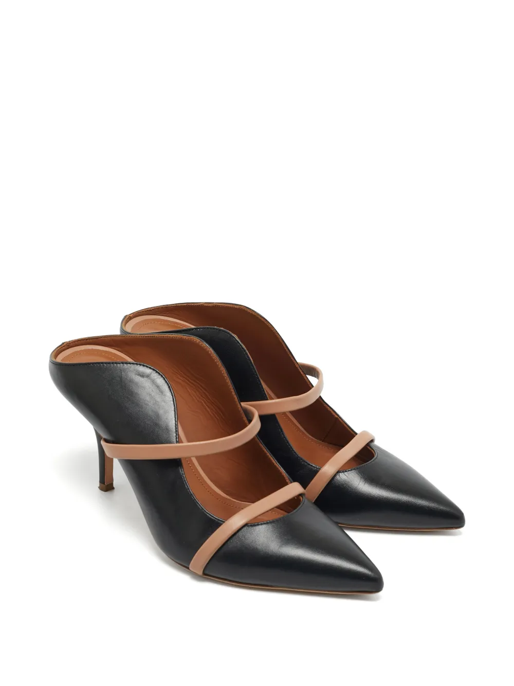 Malone Souliers Maureen curved-strap mules - Schwarz