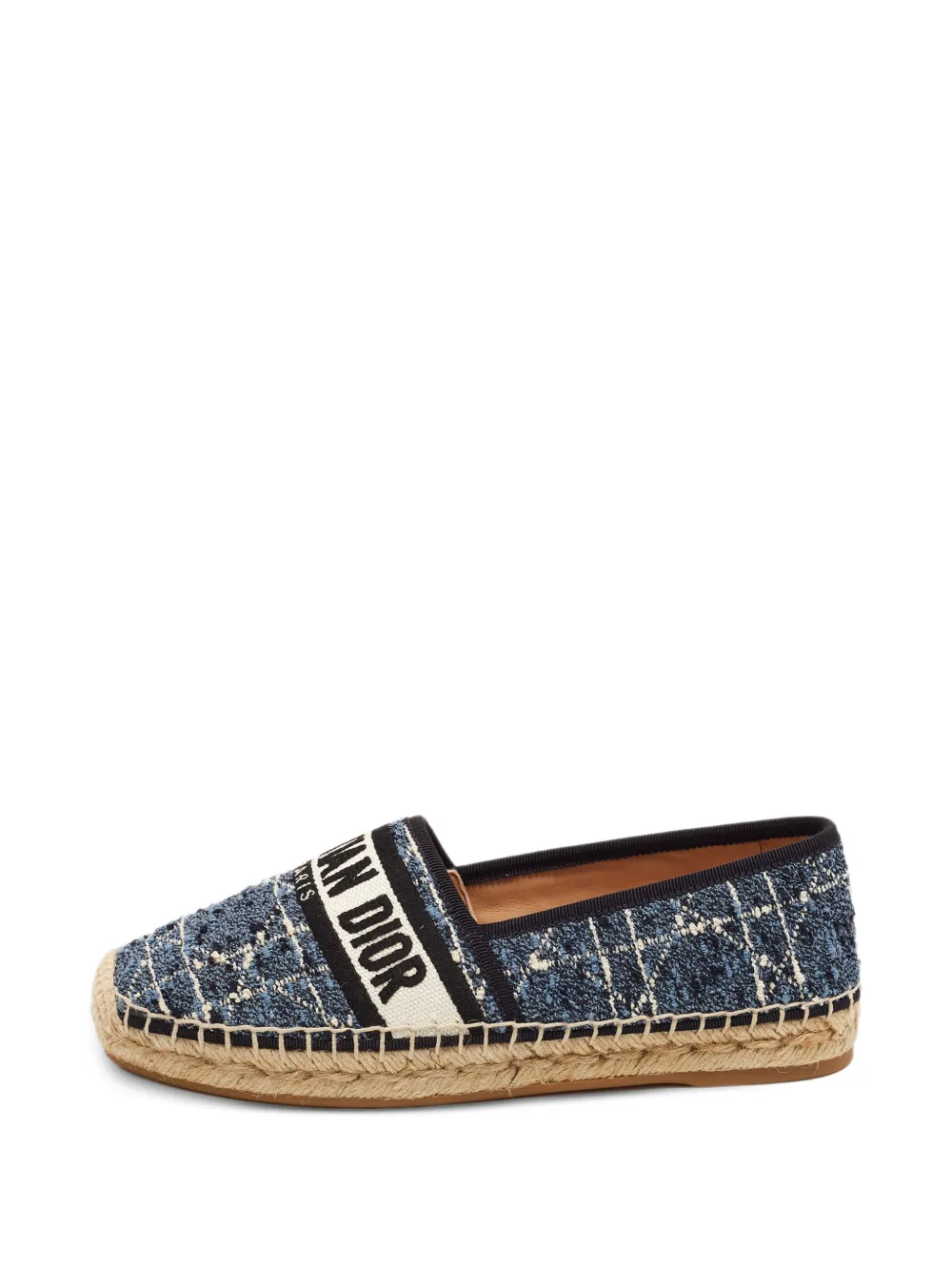 Christian Dior Pre-Owned Granville slip-on espadrilles - Blau