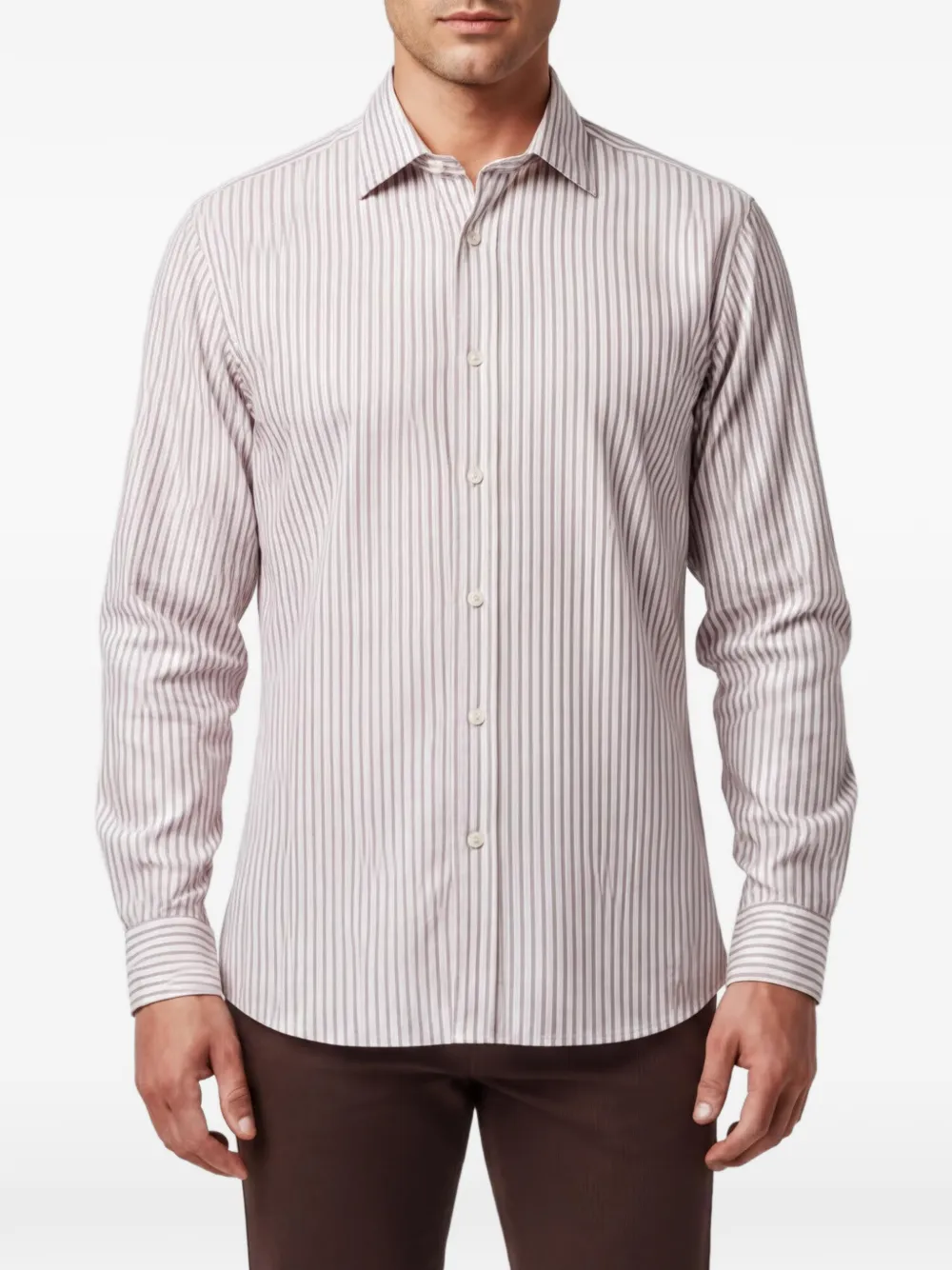 Ermenegildo Zegna Vintage striped shirt - Bianco
