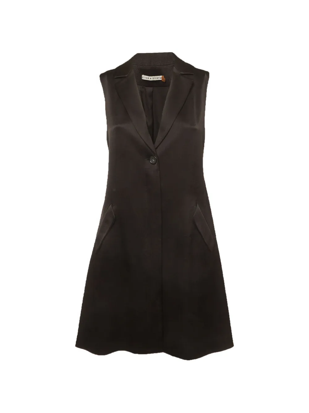 alice + olivia sleeveless mini dress - Nero