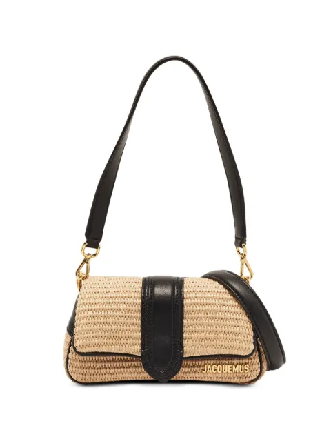 Jacquemus Pre-Owned Bambimou Le Petit raffia shoulder bag