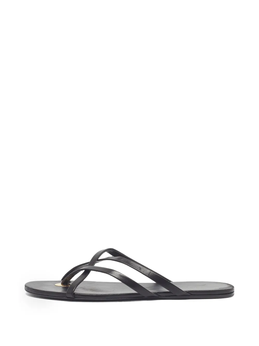 Saint Laurent Pre-Owned criss-cross strap sandals - Nero