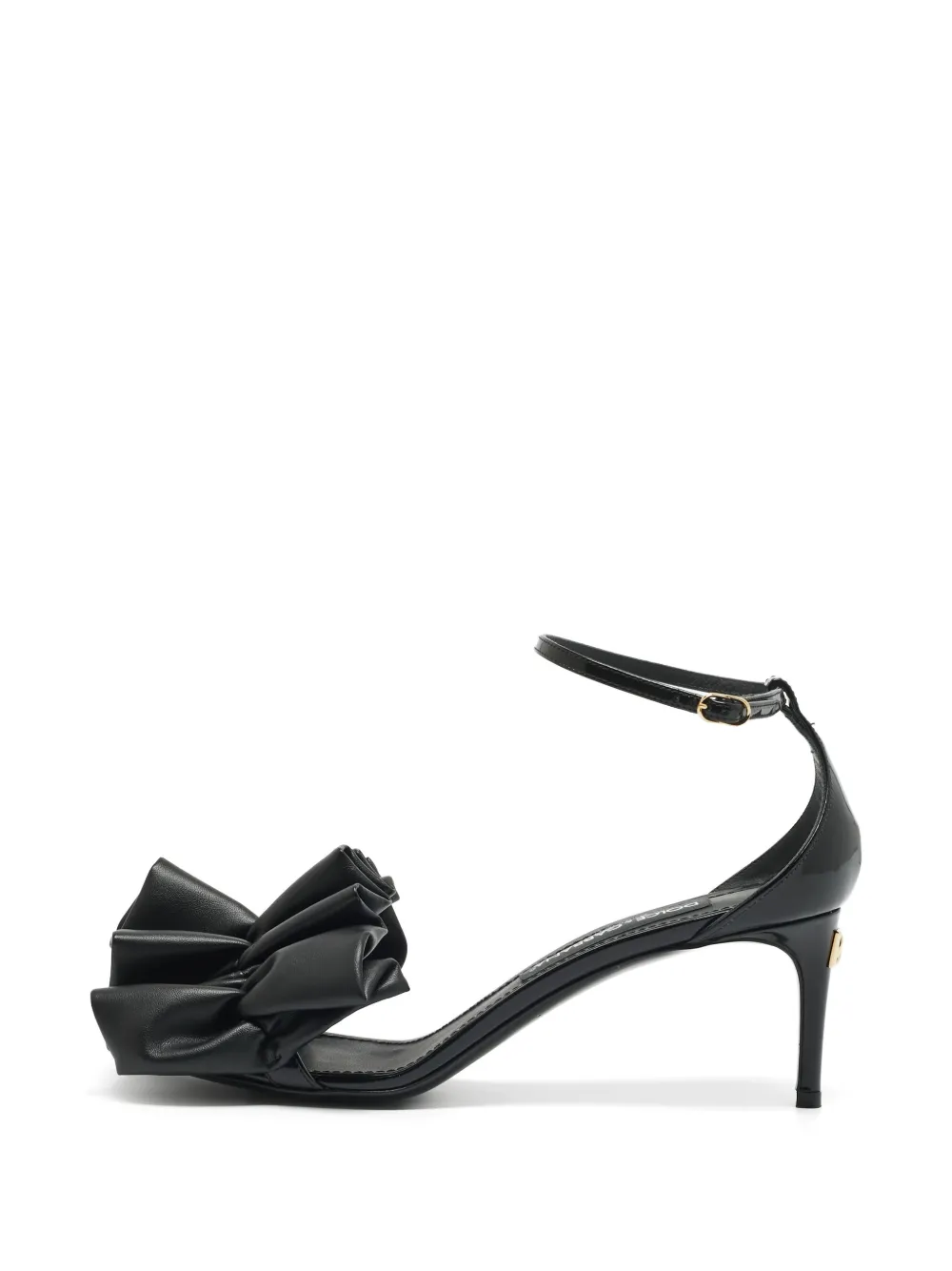Dolce & Gabbana Pre-Owned sandales Keira à fronces - Noir Dolce & Gabbana Pre-Owned sandales Keira à fronces - Noir