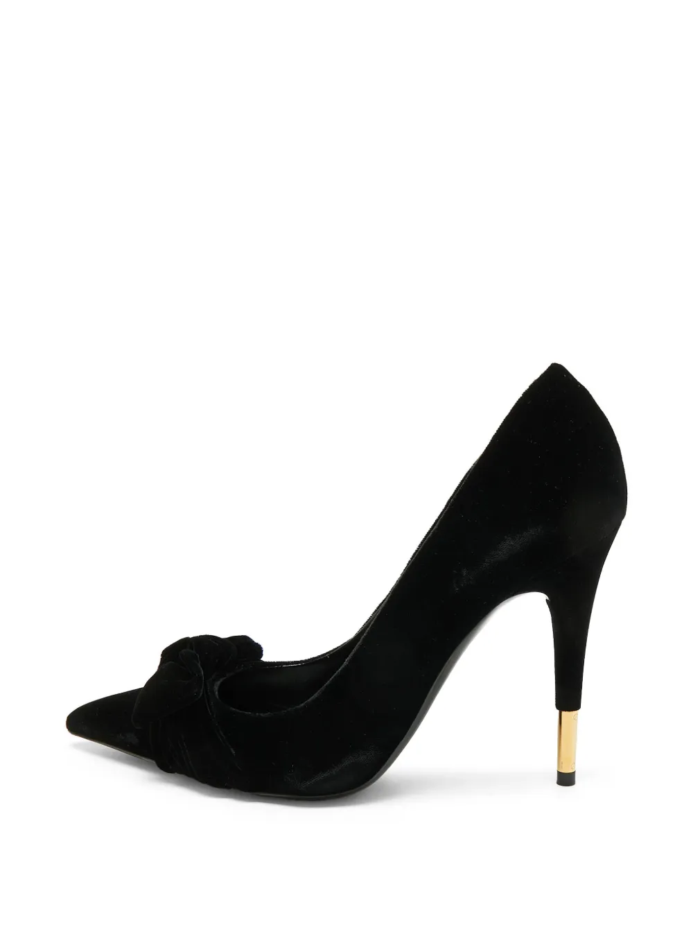 Tom Ford Vintage bow pointed-toe pumps - Nero