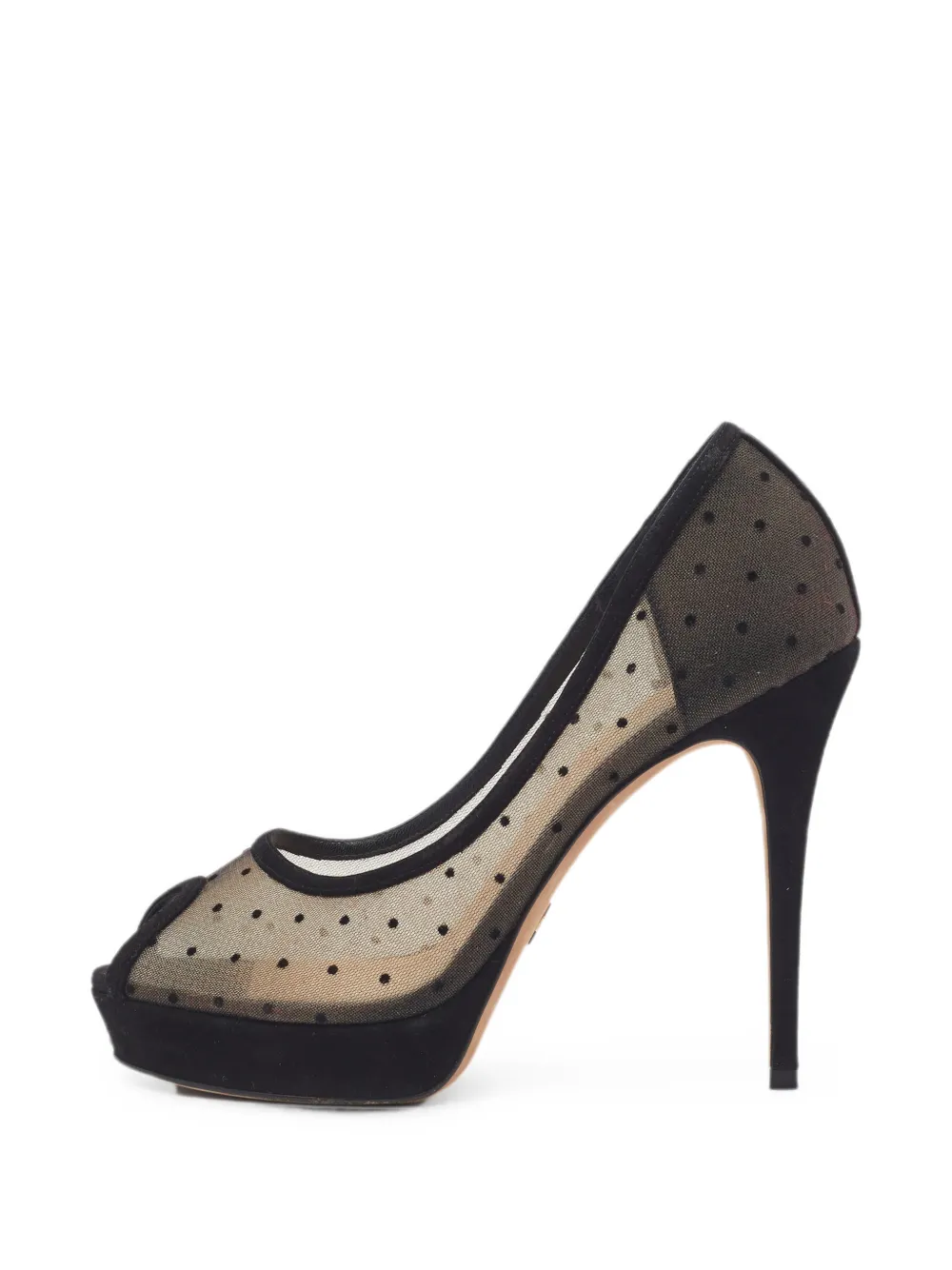 Christian Dior Pre-Owned Goldendior platform pumps - Schwarz