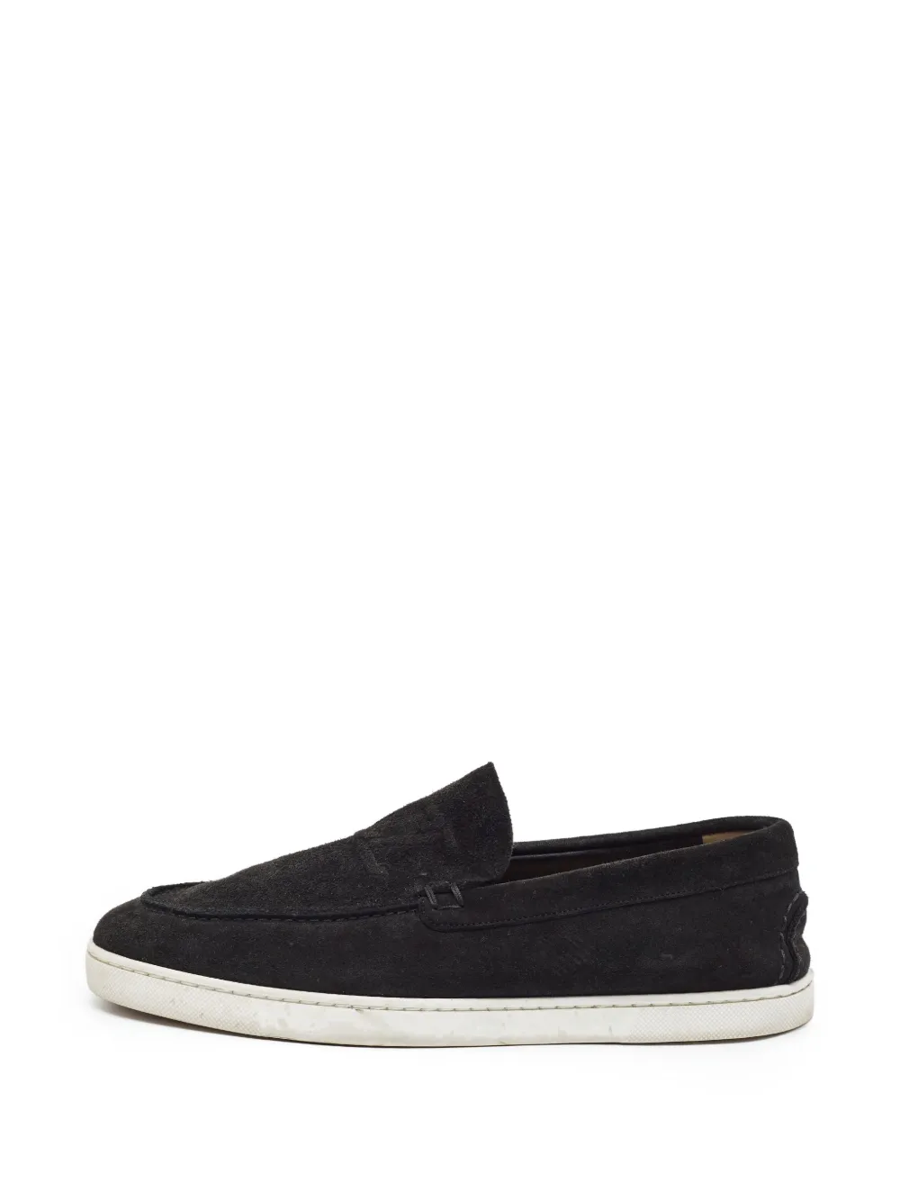 Christian Louboutin Pre-Owned Paqueboat suede sneakers - Schwarz