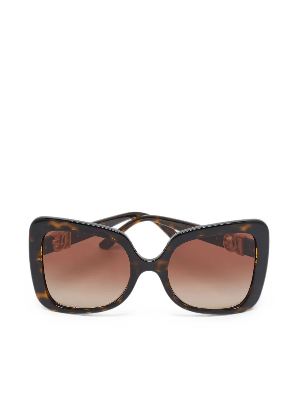 Dolce & Gabbana Pre-Owned DG6193U oversized sunglasses - Marrone