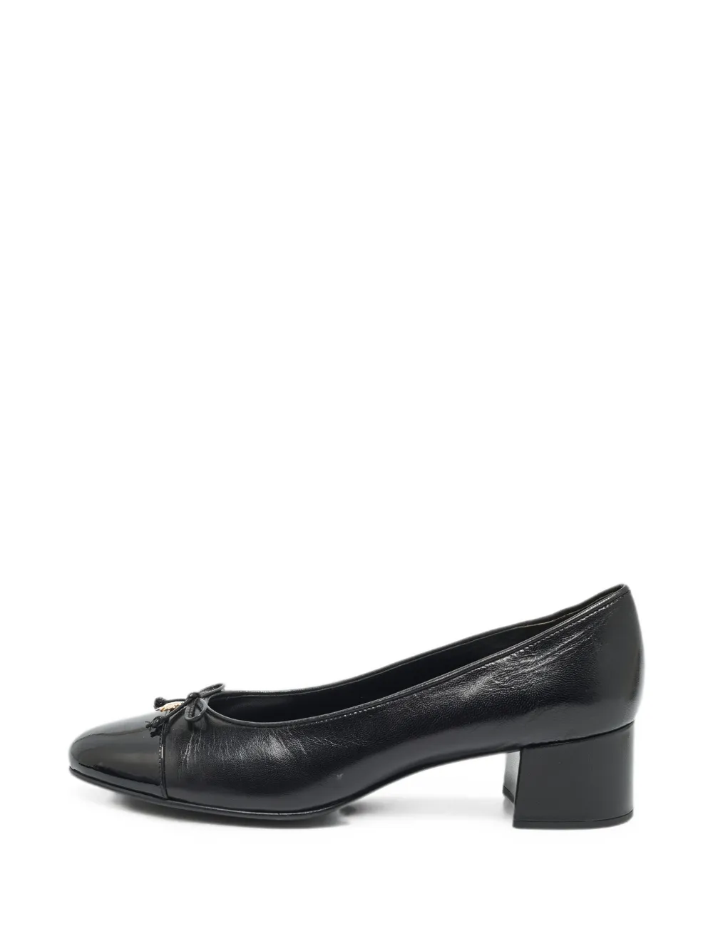 Tory Burch Laila bow heel pumps - Nero