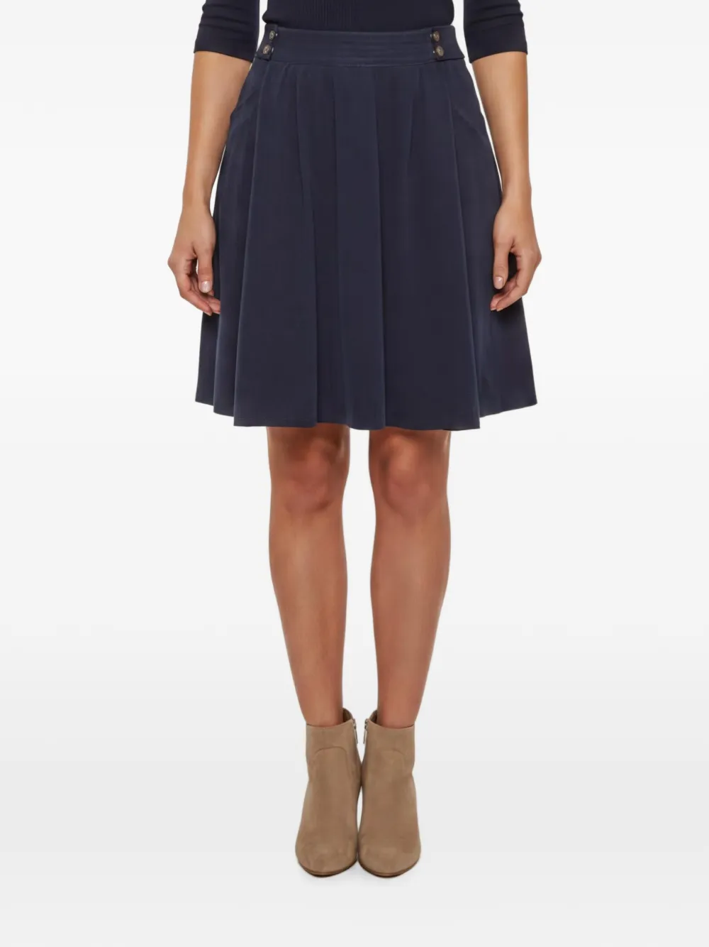 BOSS A-line mini skirt - Blu