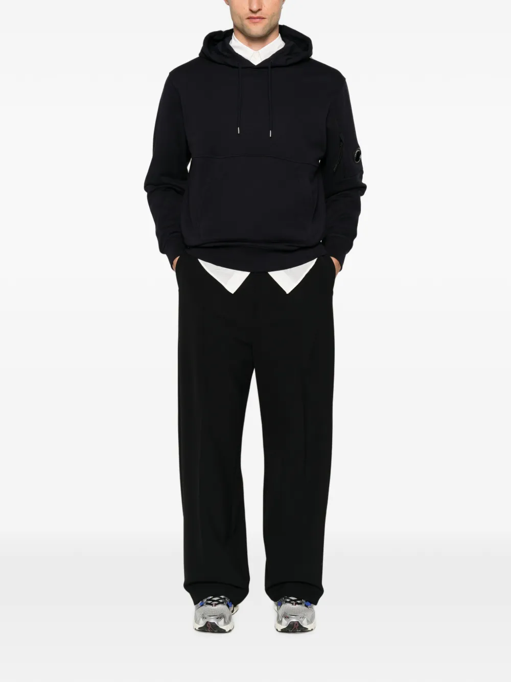 C.P. Company Hoodie met trekkoord Blauw