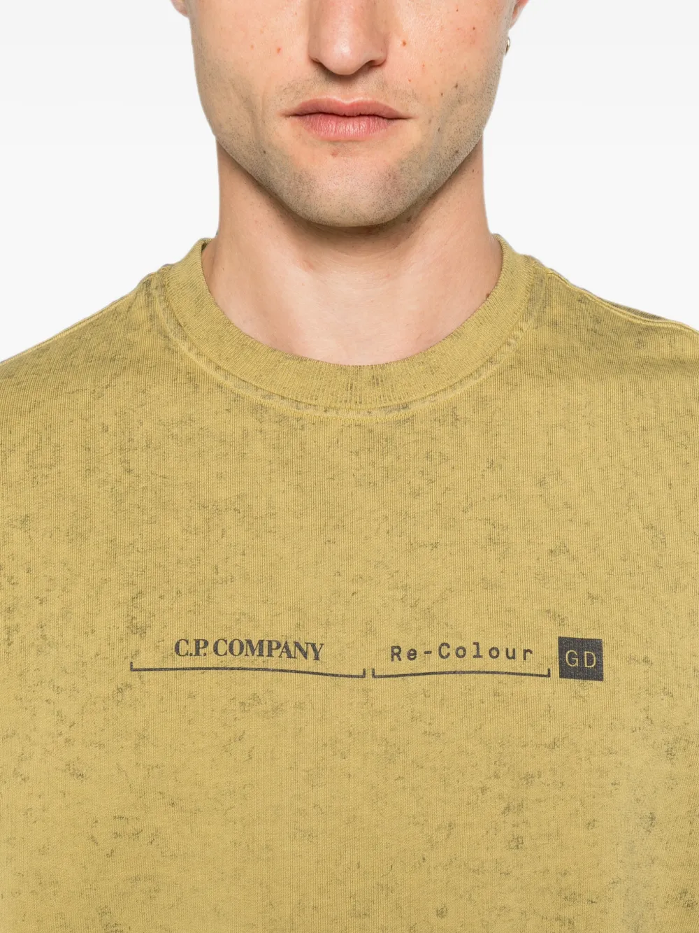 C.P. Company Sweater met logoprint Groen