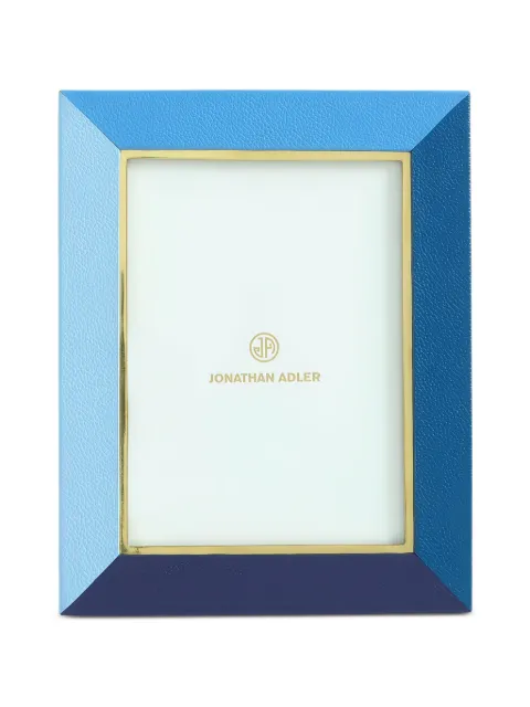 Jonathan Adler Perimeter pebbled leather picture frame