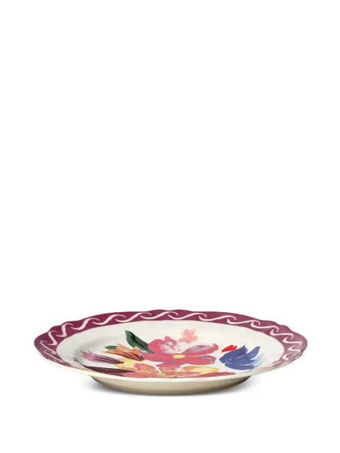 Bitossi Home floral-print scalloped-edge plates