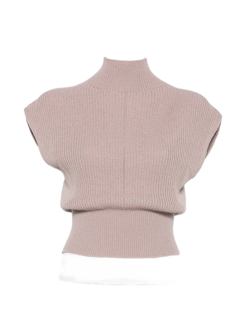 Rick Owens ribbed cap-sleeve top - Rosa