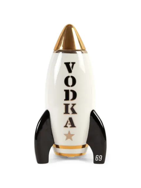 Jonathan Adler rocket-shaped porcelain decanter