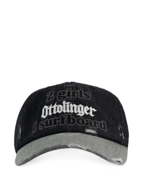 Ottolinger distressed slogan-print baseball cap