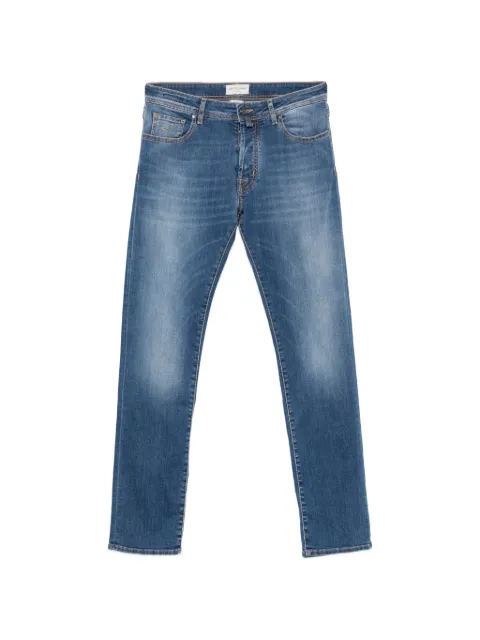 Jacob Cohën Bard logo-patch slim-fit denim jeans
