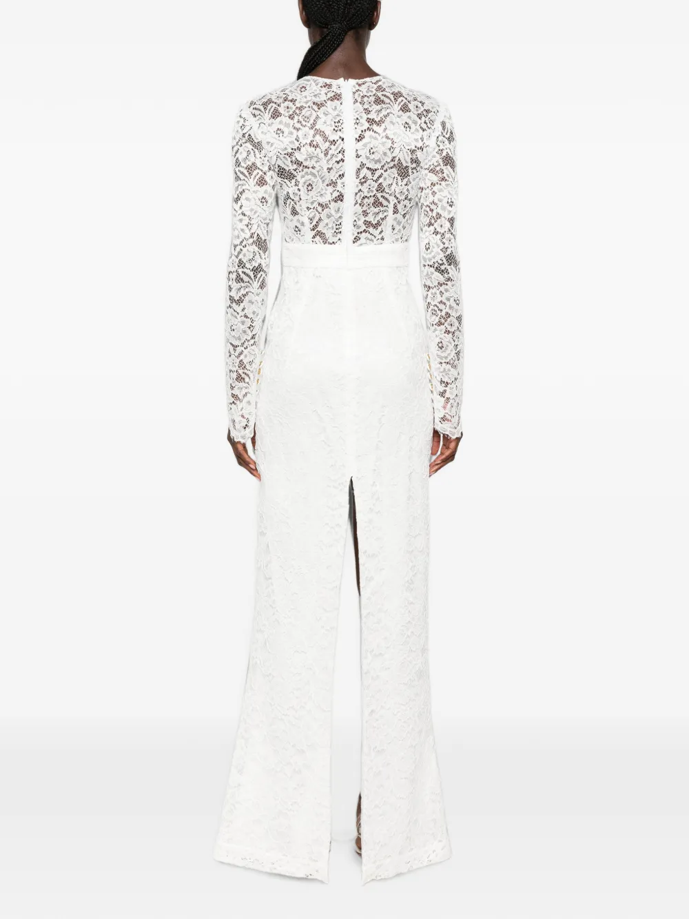 SILK LOVE & LACE Jurk verfraaid met strik Wit