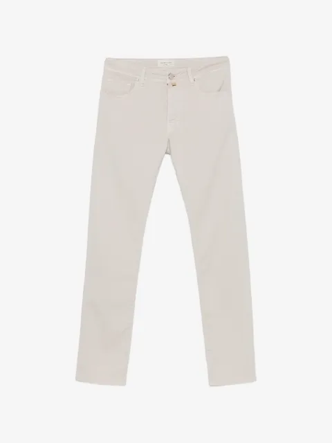 Jacob Cohën Bard logo-patch slim-fit trousers