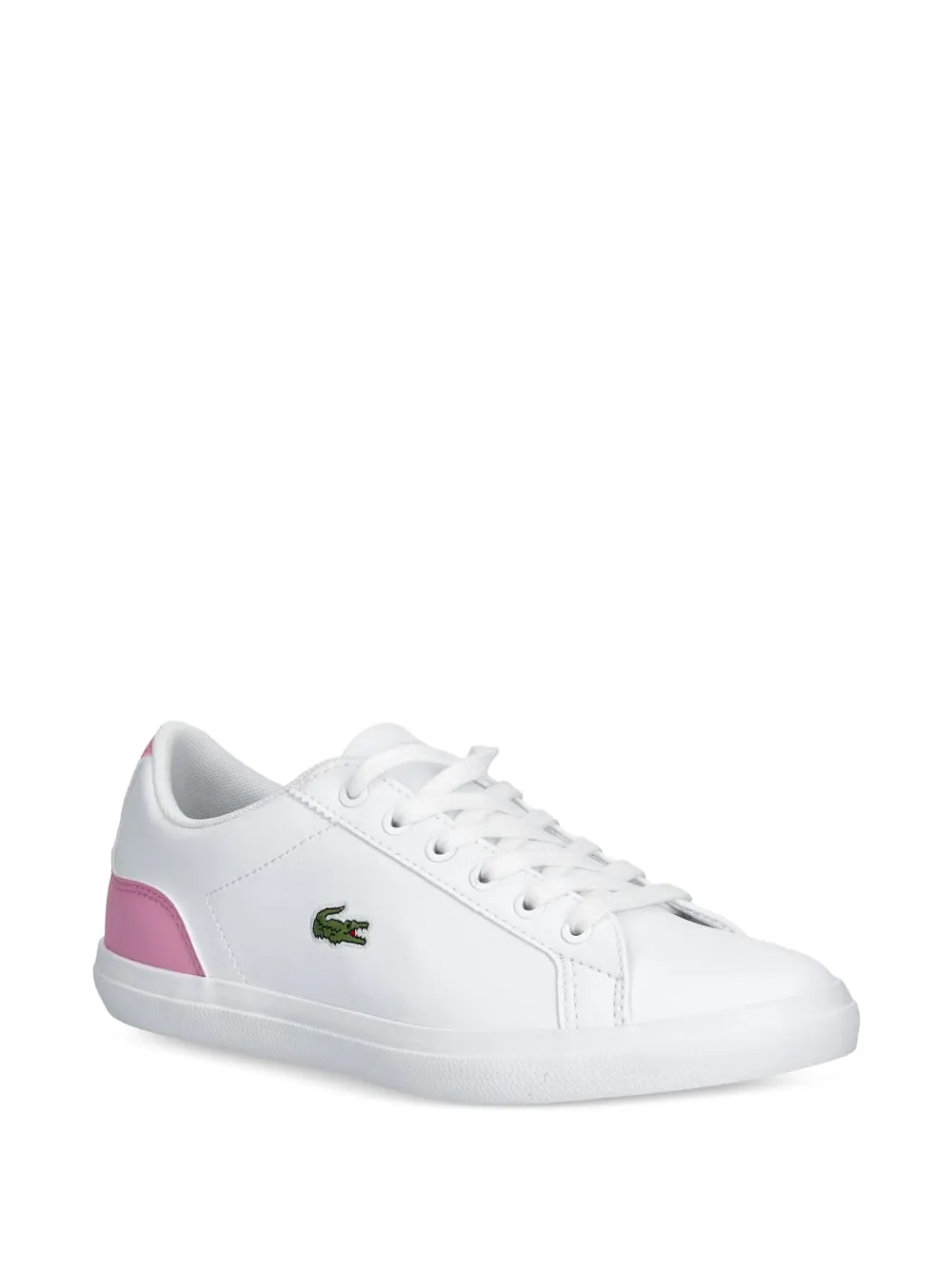 Lacoste Kids baskets Lerond à patch logo - Blanc Lacoste Kids baskets Lerond à patch logo - Blanc