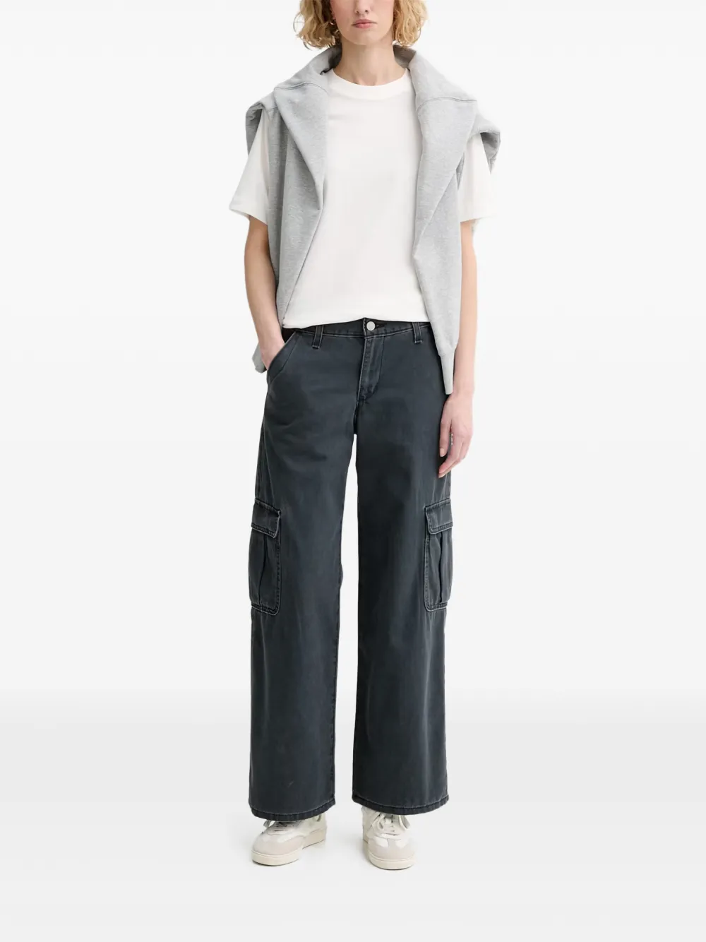 Levi's Superlow Loose cargo broek Grijs
