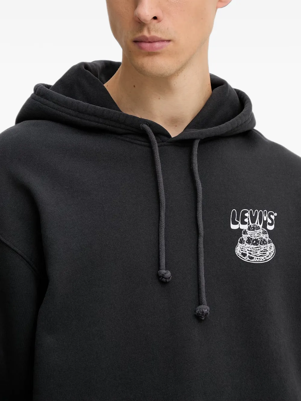 Levi's Hoodie met print Grijs