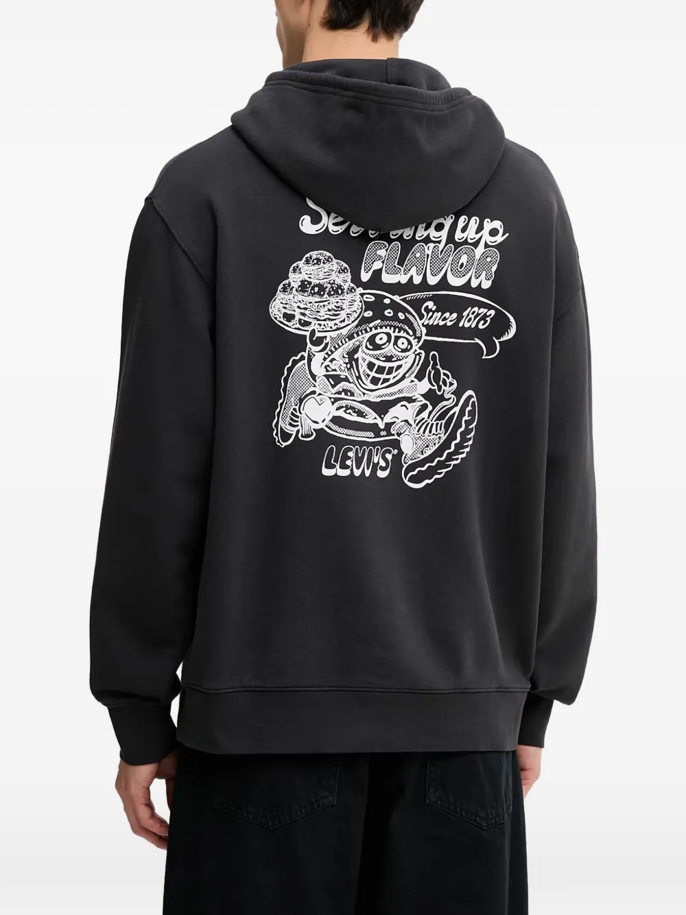 Levi's Hoodie met print Grijs