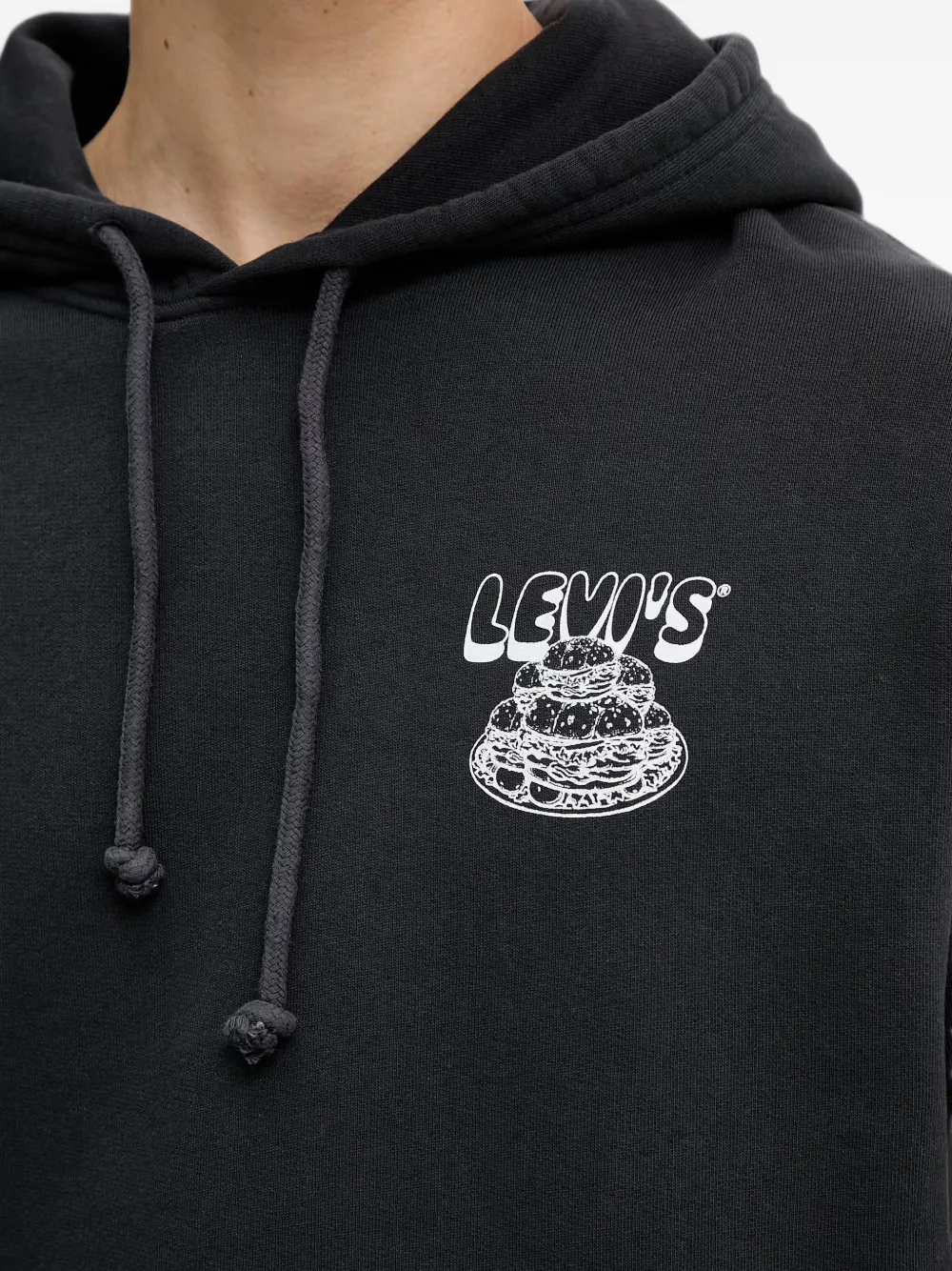 Levi's Hoodie met print Grijs